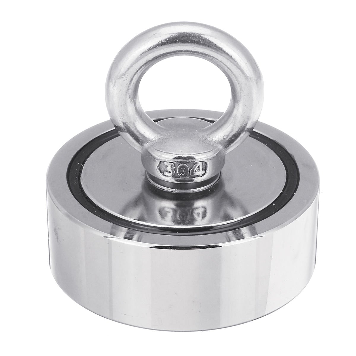 120KG Double Side Neodymium Recovery Magnet Hook Lifting Fishing Hunting Salvage Magnet