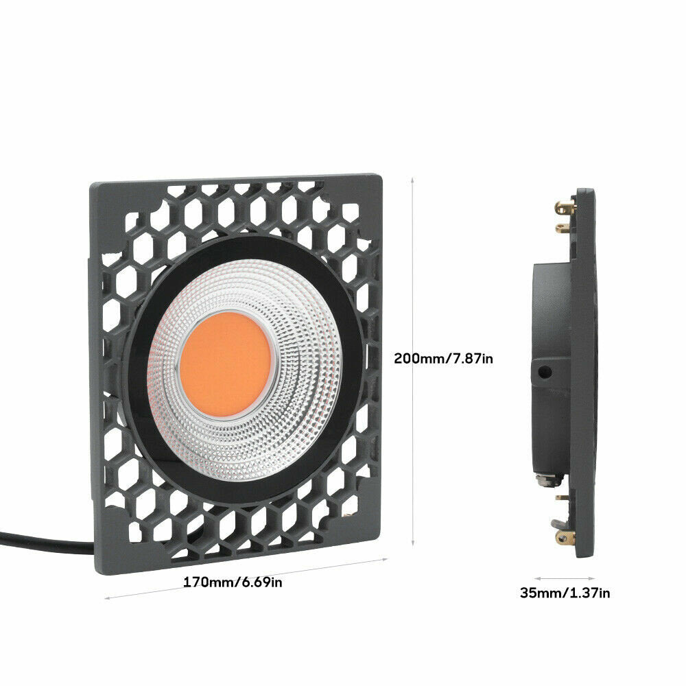 50W Full Spectrum LED Grow Light Veg Seed Greenhouse Super Cooling Plant Lamp AC110V/220V