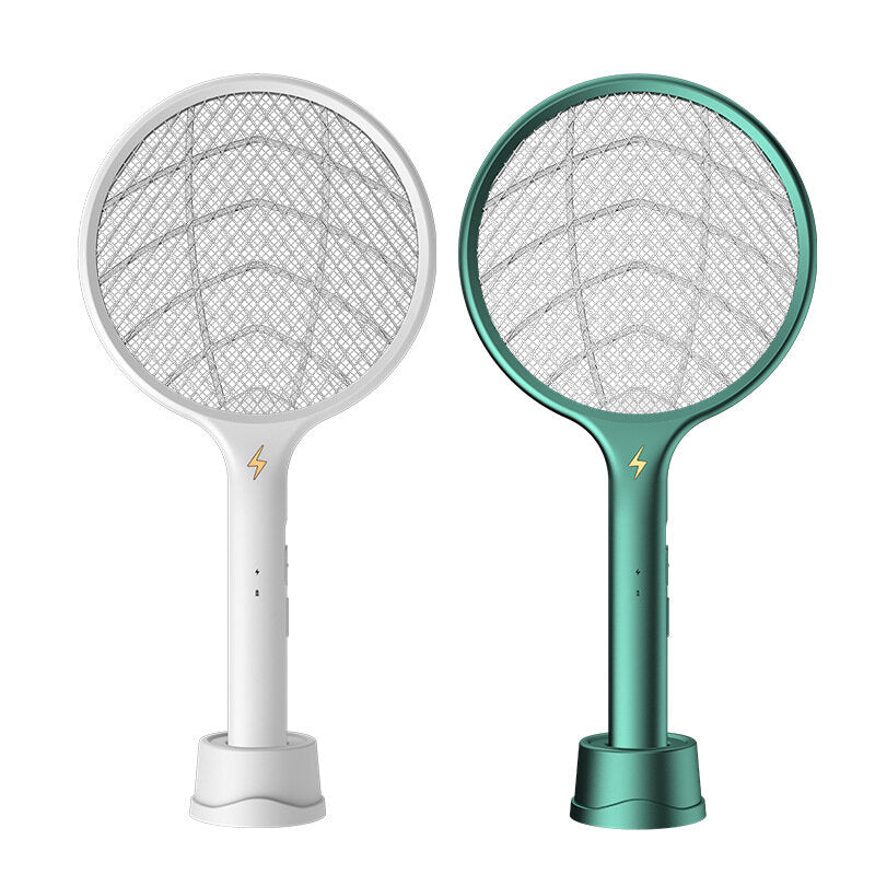 2 in 1 Mosquito Swatter Handheld Wall-mounted Dual Use USB Rechargeable Household Killer Mosquito Lamp Mosquito Dispeller