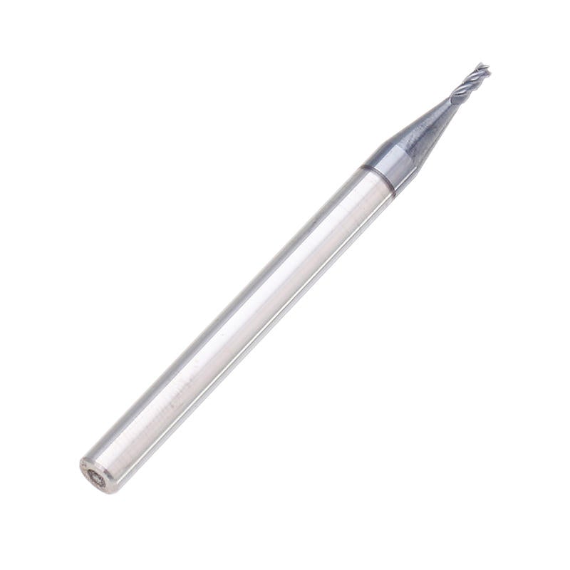 10pcs 1.5mm HRC55 TiAlN 2 Flutes End Mill Cutter Tungsten Carbide Milling Cutter CNC Tool