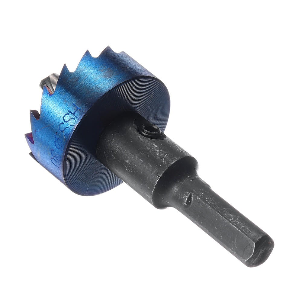 5Pcs 16-30mm HSS Blue Nano Coating Tooth Hole Saw Cutter Drill Bit Set for Metal Sheet