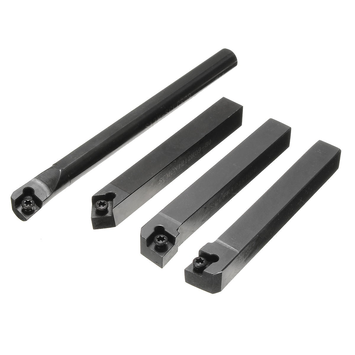 4pcs 12mm Lathe Boring Bar Turning Tool Holder With 10pcs CCMT09T304 Carbide Inserts