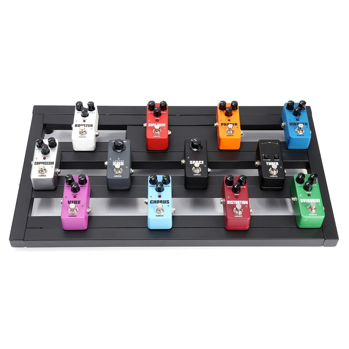 Guitar Effects Pedal Board Portable Aluminium Alloy Guitar Effects Pedal Board Pedalboard
