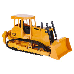 2.4G 9CH RC Loader Tractor Truck Bulldozer Light Sound Engineering Vehicles Models Toys for Kids Children