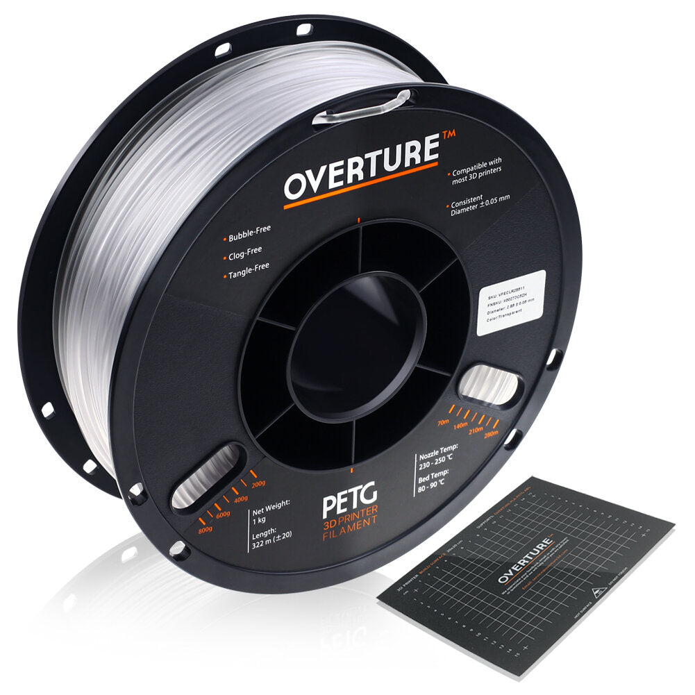 1.75MM PETG Transparent Filament for 3D Printer Part