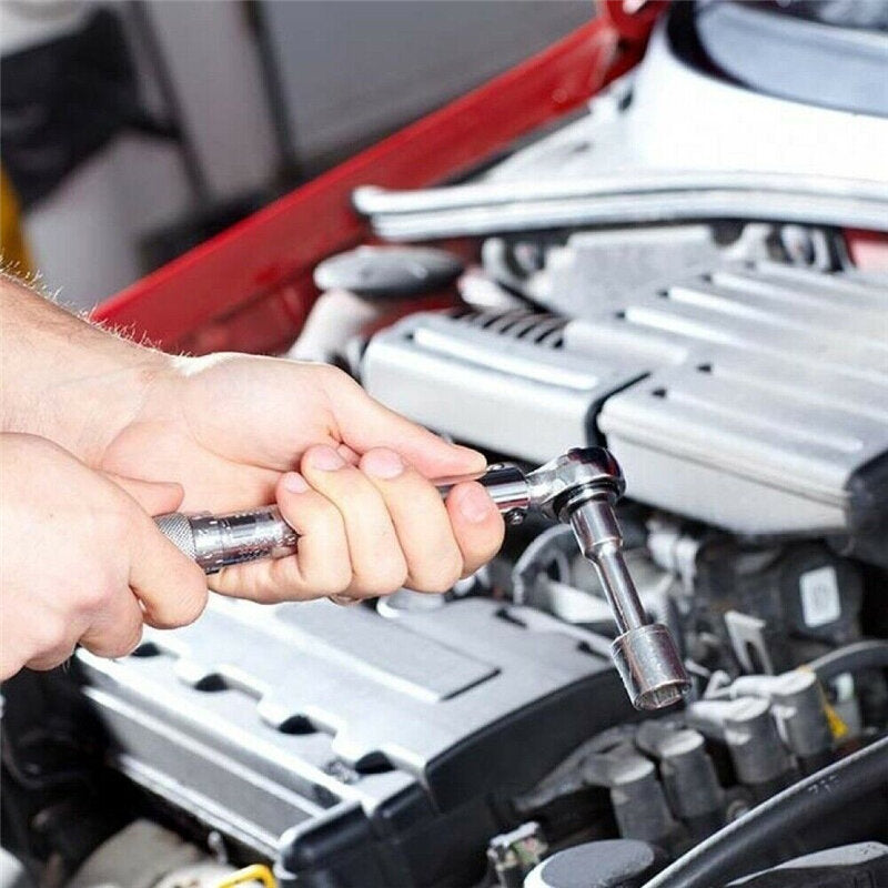 12/46/53pcs 24/27 Teeth Ratchet Wrench Socket Set Hardware Car Boat Motorcycle Repairing Kit Vanadium Tools