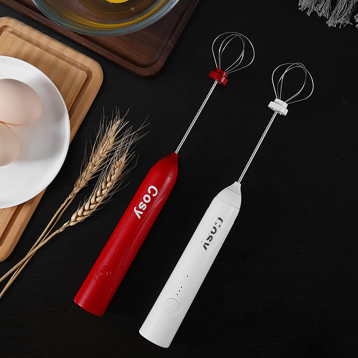 Electric Wireless Whisk Household Small Hand-held USB Charging Electric Automatic Cream Whisk Machine Milk Frother