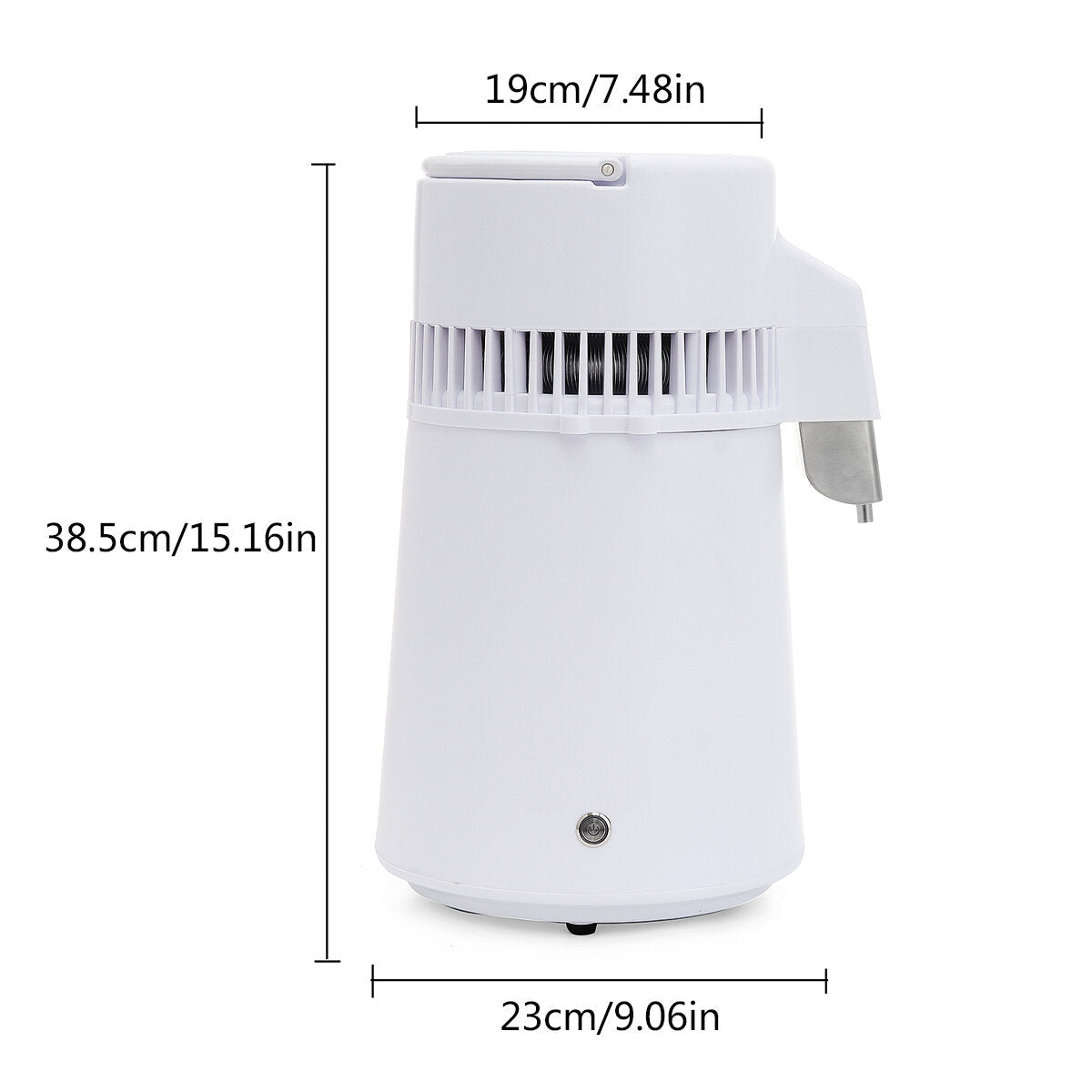 Water Distiller Pure Purifier Filter Dental Office Home Use,750W 220V 4L