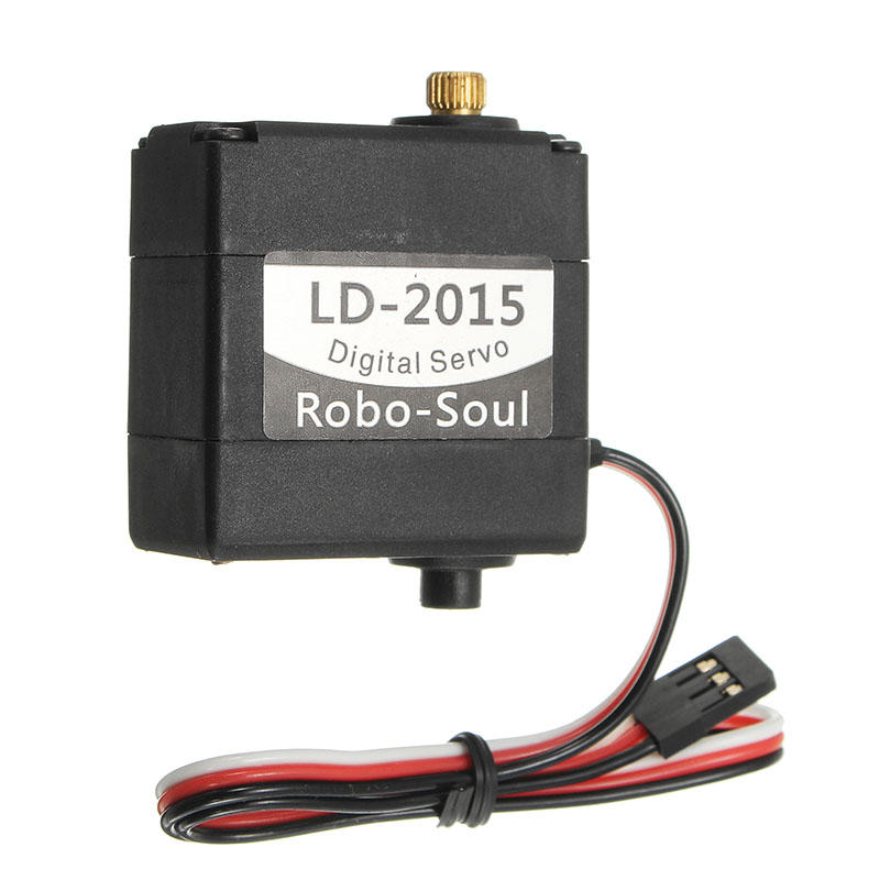 180 Degree 15KG Large Torque Metal Gear Biaxial Digital Servo For Robot