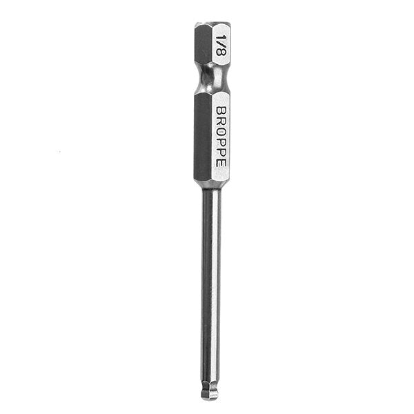 7pcs SAE 5/64-5/16 Inch 65mm Magnetic Ball Screwdriver Bit 1/4 Inch Hex Shank