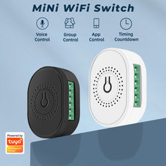 Mini Smart Switch Module WiFi Remote Control Light Controller Breakers With Alexa Google Home