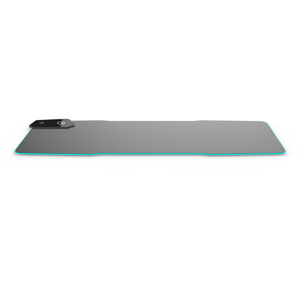 RGB Wireless Charging Mouse Pad Waterproof Fabric Surface Anti-Slip Rubber Base Type-C Wired Computer Keyboard Mouse Pad for PC Laptop Gamer