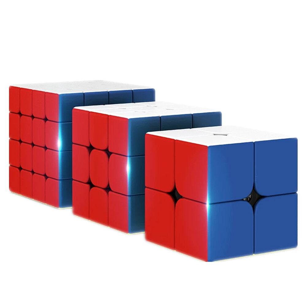2x2x2/3x3x3/4x4x4 Magnetic Magic Cubes Professional Speed Game Adult Educational Puzzle Toys for Childrens Gifts