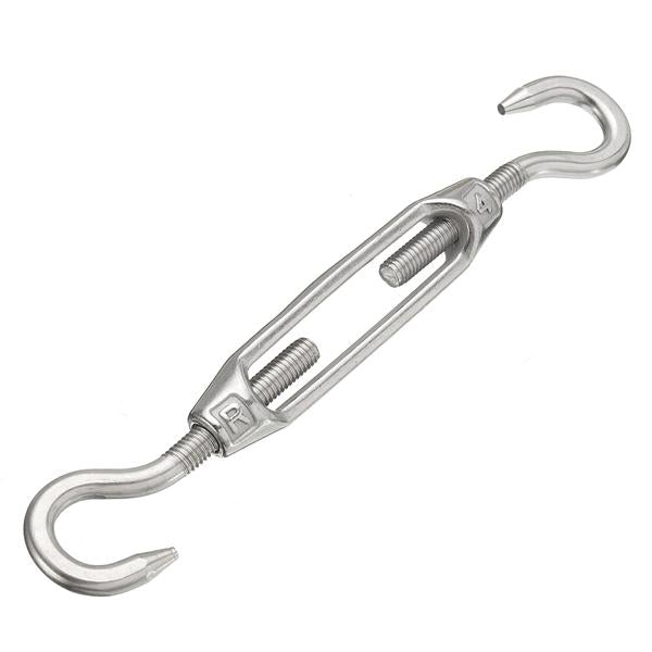 4/5/6/8/10M Hook To Turn Buckles 304 Stainless Steel Open Body Buckle