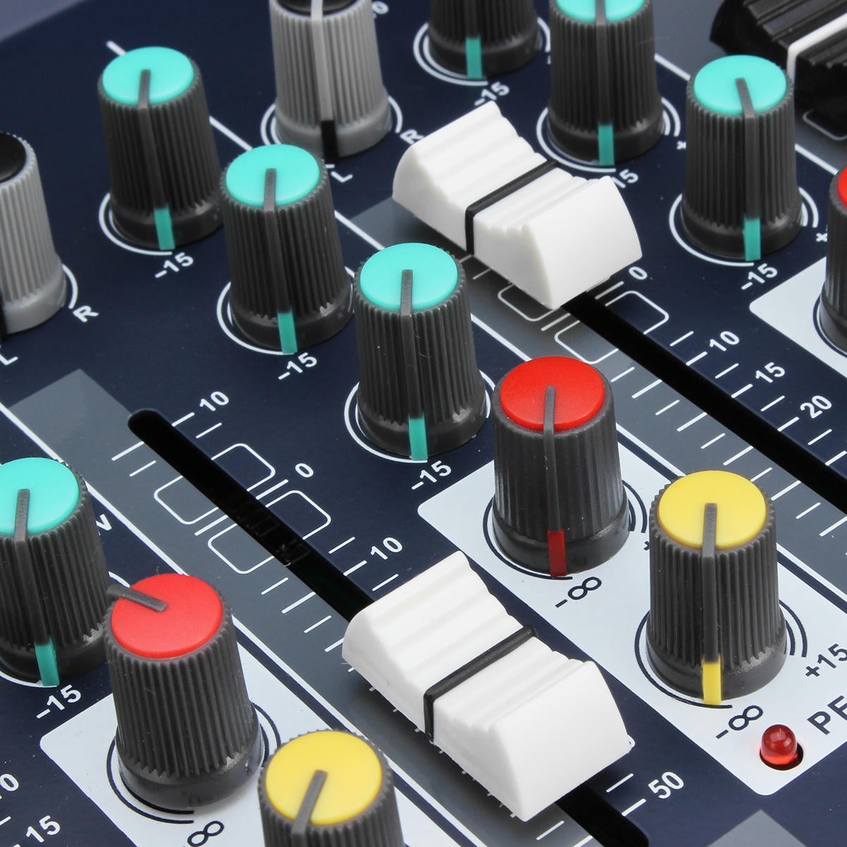 4 Channel USB Bluetooth Audio Mixer with Reverb Effect for Home Karaoke Live Stage Performance