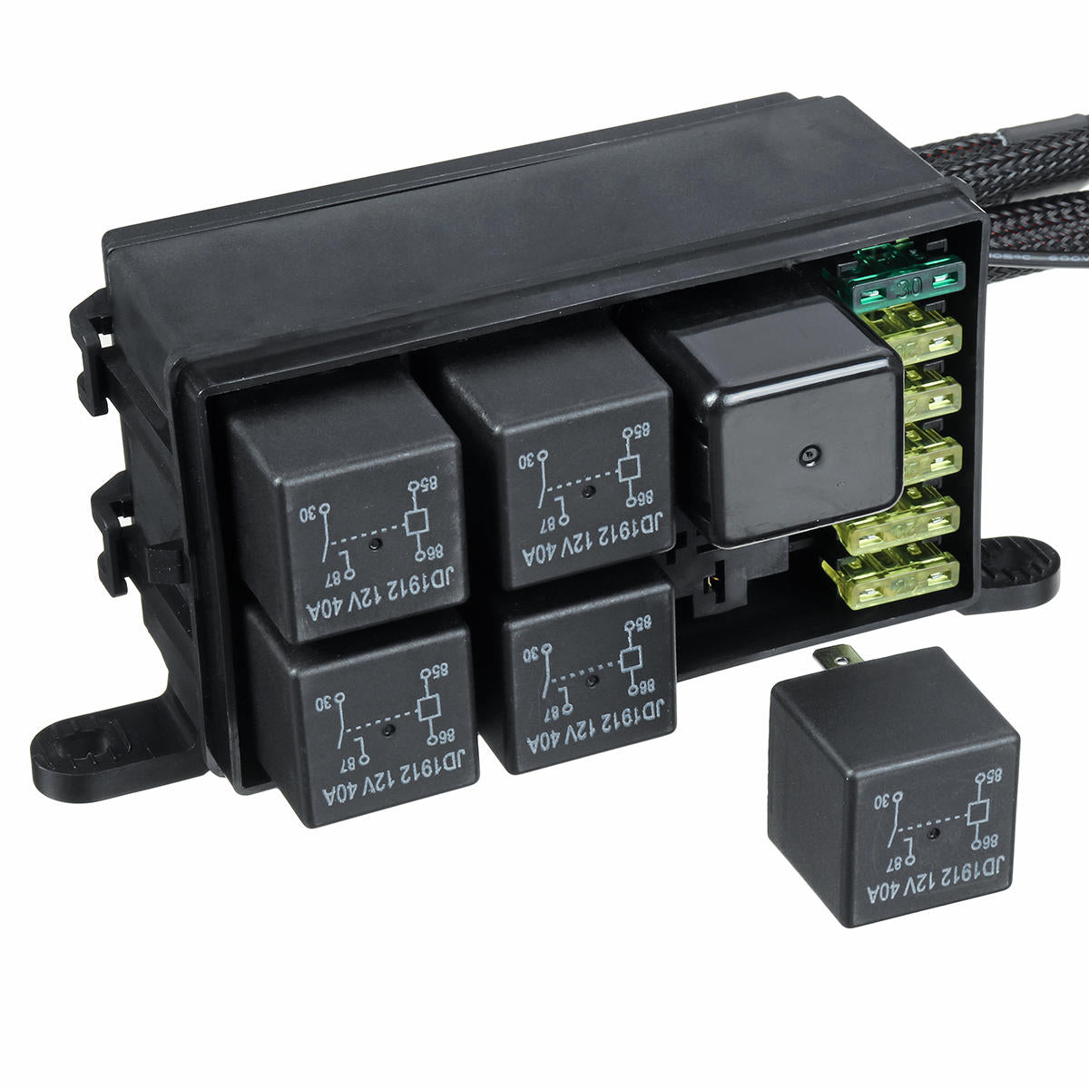 12V 6 Gang Touch Switch Panel LED Electronic Relay Circuit Control System For Wrangler Marine Steamboat Motorhome