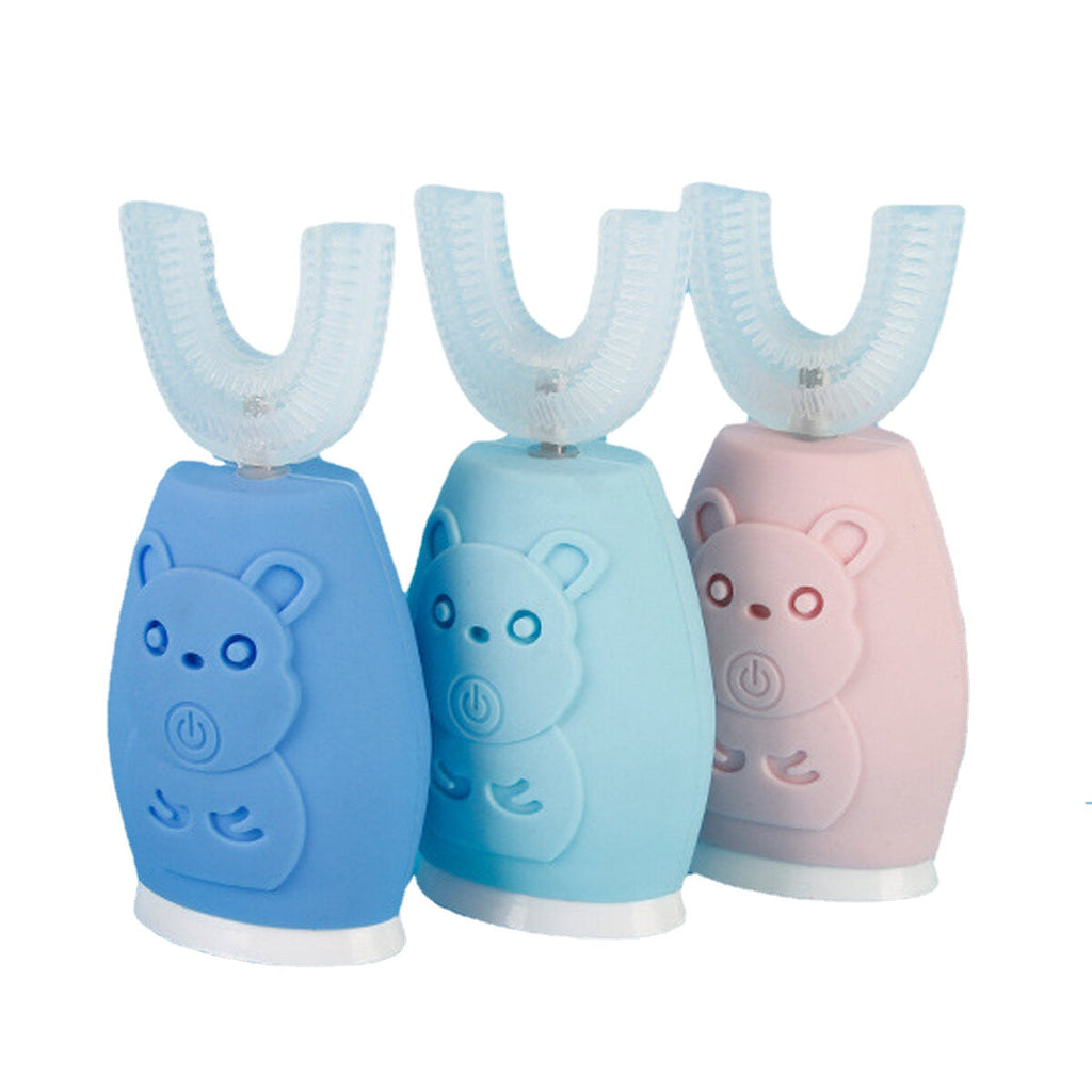 Silicone U-shaped Electric Toothbrush Portable Rechargeable Waterproof Toothbrush