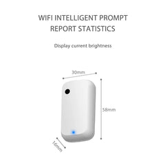 Smart Home WIFI Light Sensor 0~1000 Lux 180 Illuminance Smart Brightness Monitor Alarm
