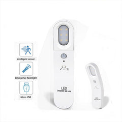 USB Charging PIR Induction Wall Lamp 3000K/6500K 360 Rotation LED Night Light Human Body Induction Bedside Lamp