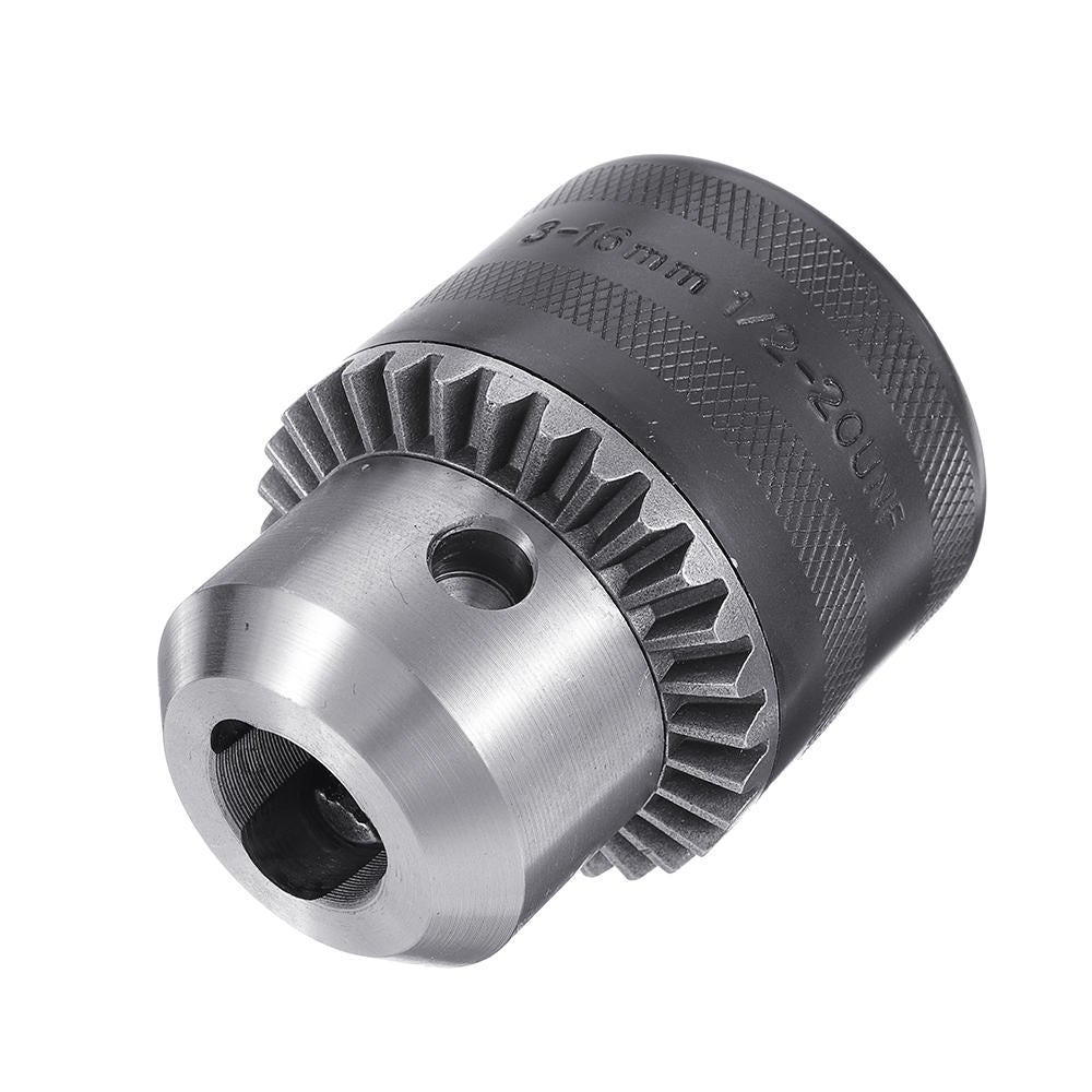 5pcs 3-16mm Drill Chuck Set 1/2-20UNF Thread Drill Adapter Changed Impact Wrench Into Eletric Drill