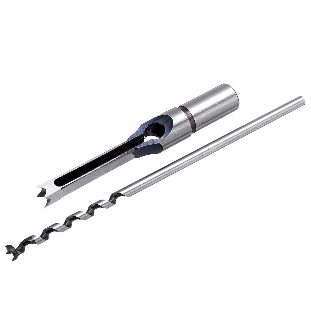 6-22mm Woodworking Square Hole Drill Bit Mortising Chisel Tenon