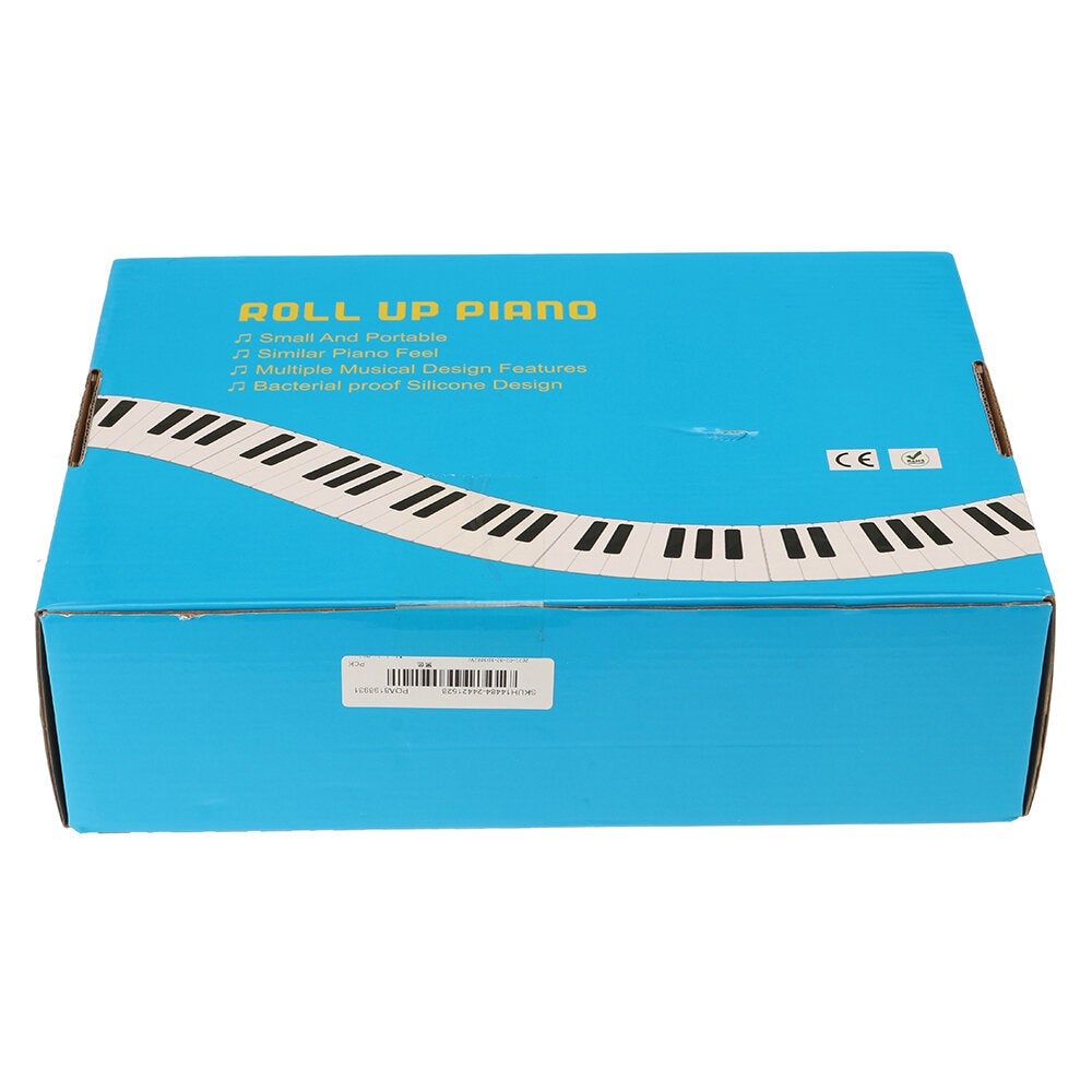 88 Standard Keys Foldable Portable Electronic Keyboard Roll Up Piano