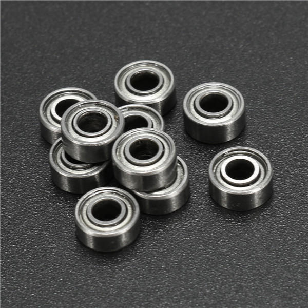 10pcs 3x7x3mm Ball Bearings Deep Groove Double Shielded Miniature Ball Bearing