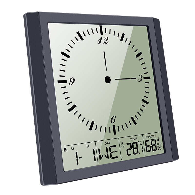 Multi-functional Electronic Digital Wall Clock intelligent Creative Large Screen Alarm Clock Household Thermometer and Hygrometer Clock