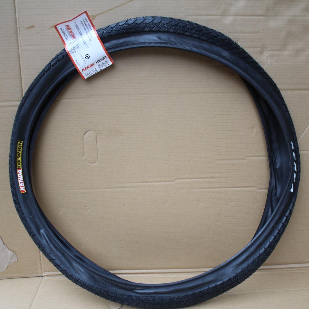 26*1.95 Mountain Bike Tire 40-65PSI Heart-shaped Soft Side Tyres Reflective