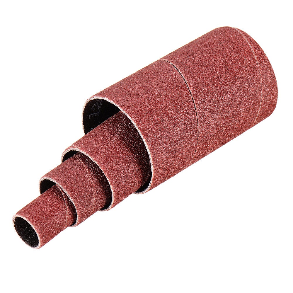 20Pcs/Set 80/120 Grit Sanding Drum Kit Drum Rubber Mandrels for Drill Press wood working Kit