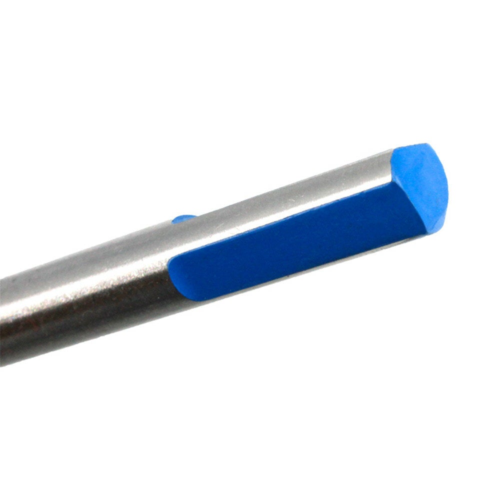 10Pcs Multi-functional Glass Drill Bit Tungsten Carbide Tip Triangle Drill Bits for Ceramic Tile Concrete Brick Metal Stainless Steel Wood