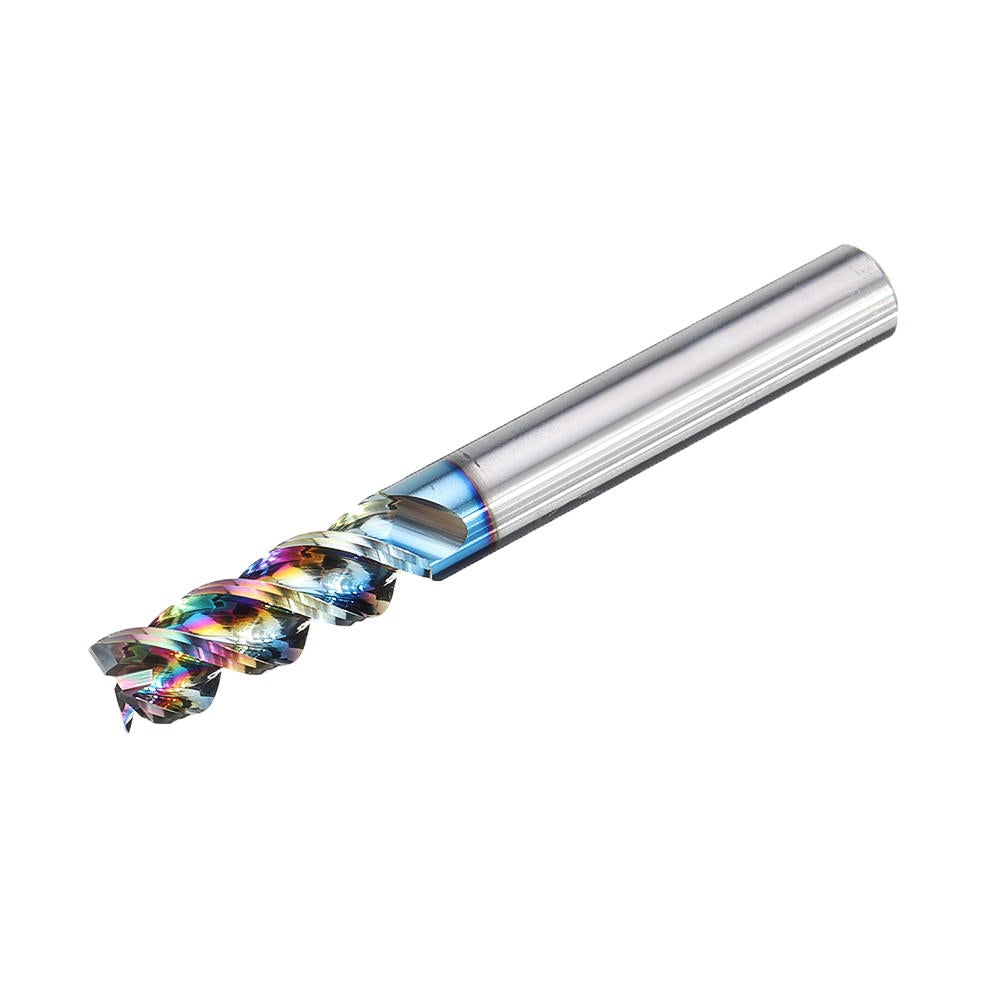 3-10mm DLC Colorful End Mill For Aircraft Aluminum Upgrade Milling Cutter CNC Machine Tool
