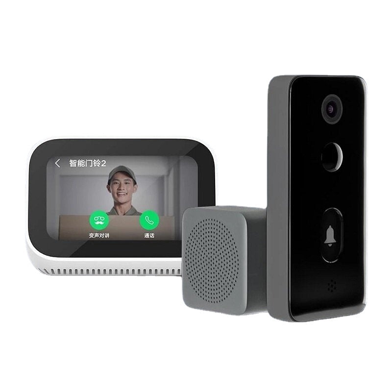 Smart Video Doorbell 2 AI Remote Monitor HD Infrared Night Vision Two-Way Intercom Video Doorbell