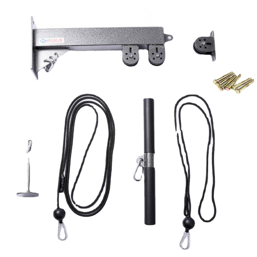 3-in-1 Pulley System Fitness Equipment Multifunction Biceps Triceps Hand Strength Trainning Home Gym Sport Exercise