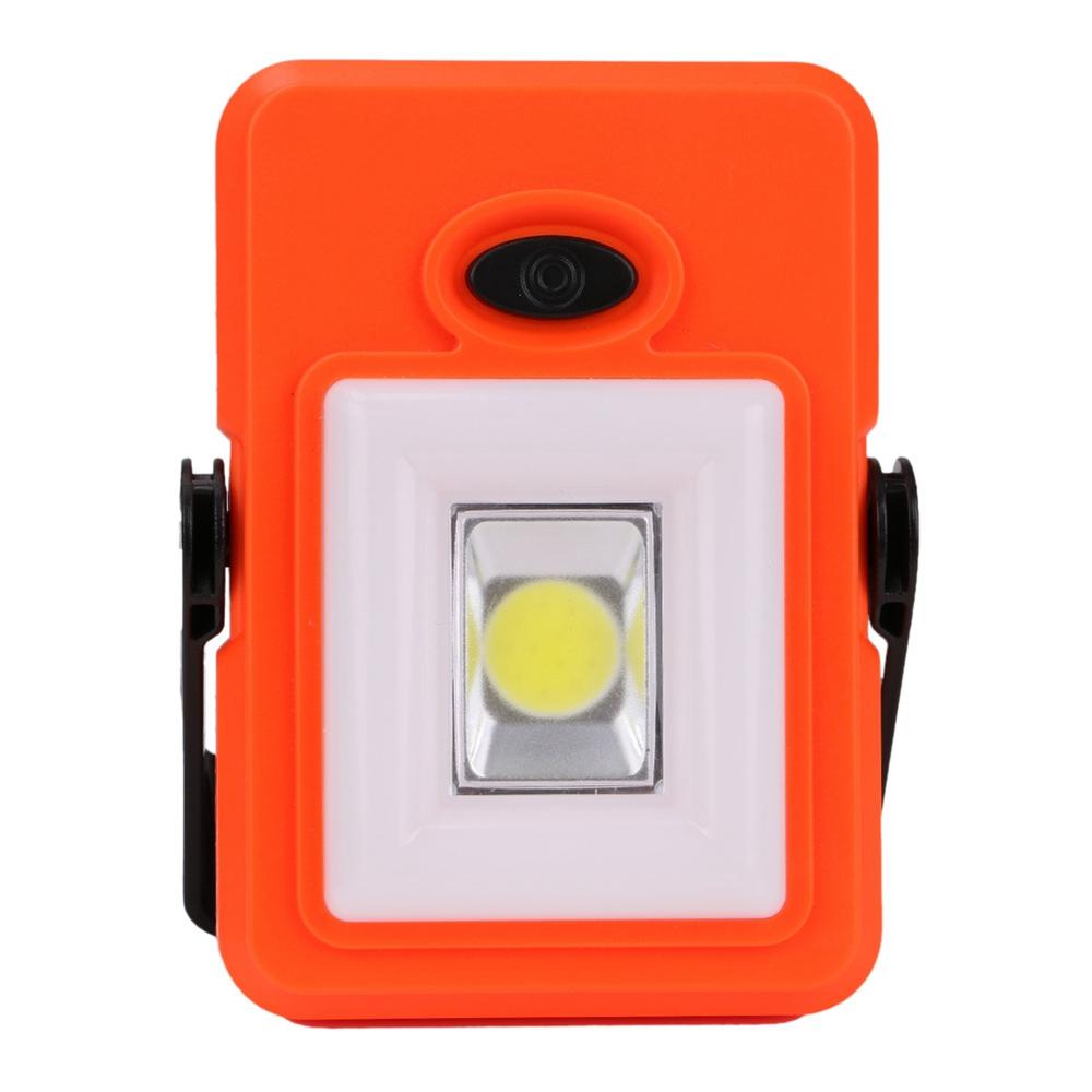 Portable COB Hook Magnetic Work Light Battery Powered Outdoor Lamp for Camping Fishing Hiking