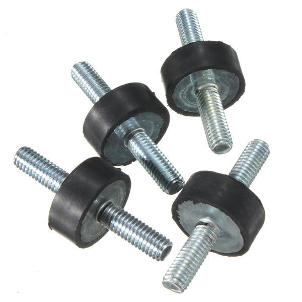 4pcs M6x20x8mm Doubles Ends Rubber Mounts Anti-vibration Rubber Mounts