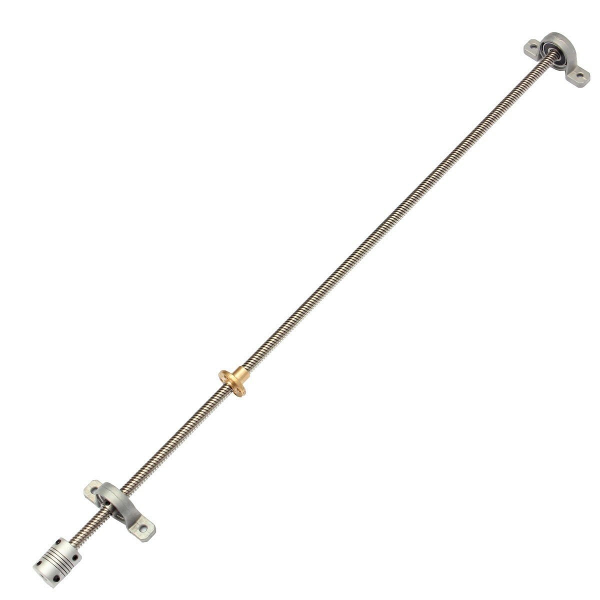 3D printer T8 500mm Stainless Steel Lead Screw Coupling Shaft Mounting Support