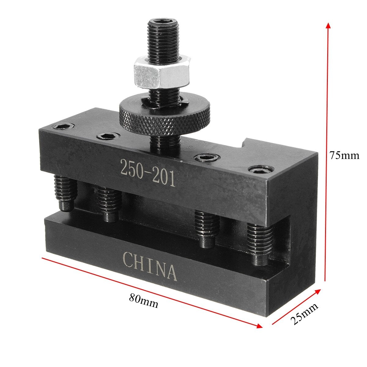 2pcs Turning and Facing Holder Quick Change Tool Post and Tool Holder Lathes Kit