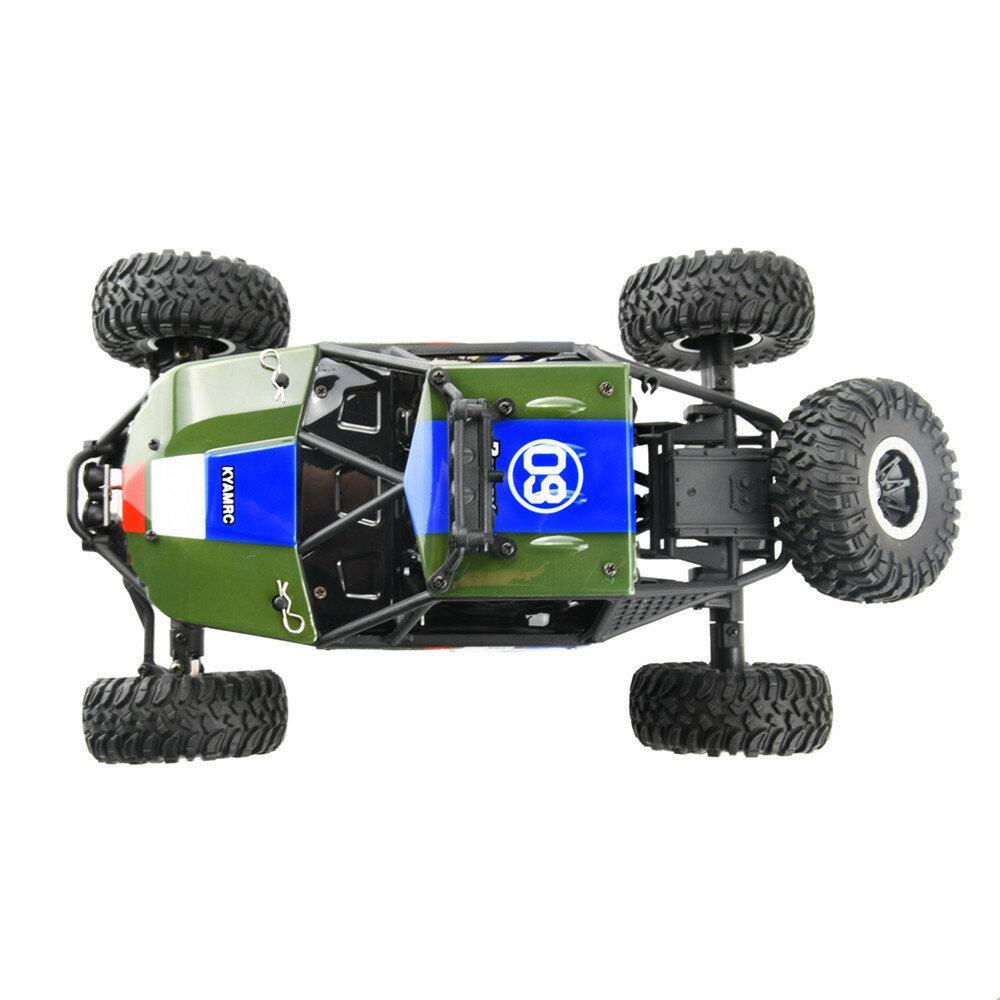 RTR 2.4G 4WD RC Car Full Proportional LED Light Vehicles Climbing Truck Models