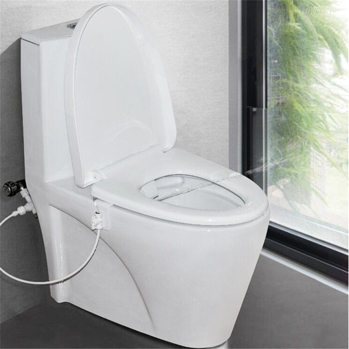 Non Electric Hygiene Water Wash Clean Unisex Toilet Bidet Seat Attachment Set