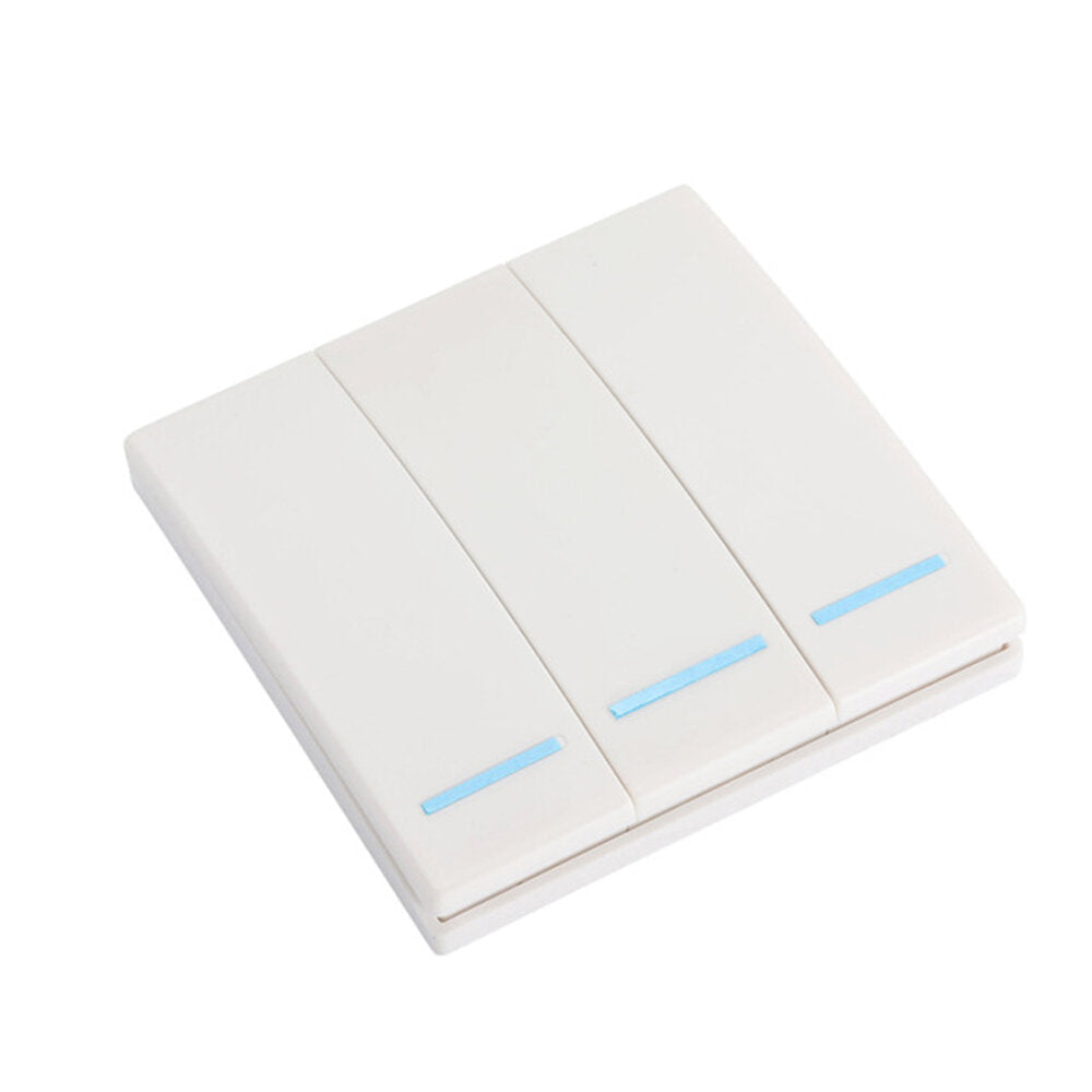 Wall Panel Wireless Remote Transmitter 1 2 3 Button RF Controller Switch For Light Lamp 433MHz