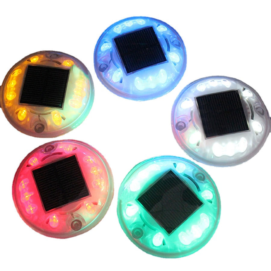 Solar Power Fish Boat Light Underwater Deck Lights Fish Lamps Tail Light for Boat Car Truck