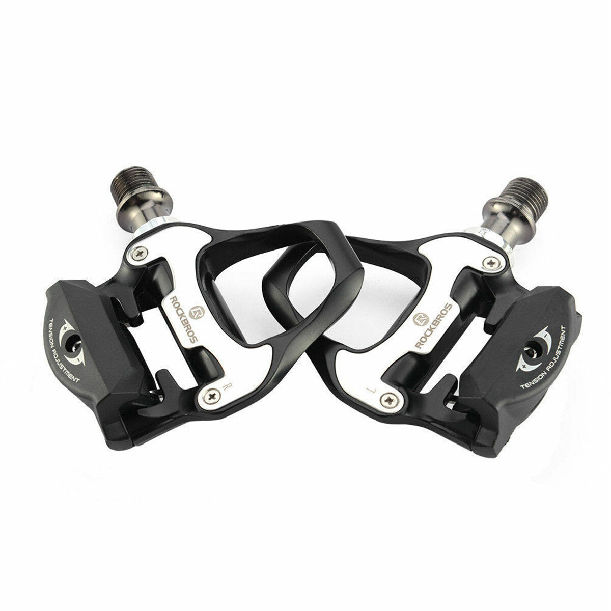 Road Bike Pedals Self-locking Seal Bearings Ultralight MTB Mountain Bicycle Flat Platform Outdoor Cycling