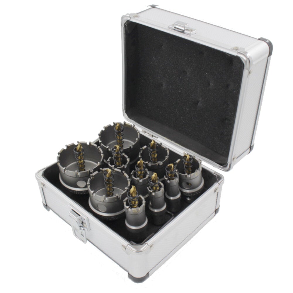 6pcs 16-65mm TCT Hole Saw Cutter Titanium Coated Drill Bit for Stainless Steel Alloy