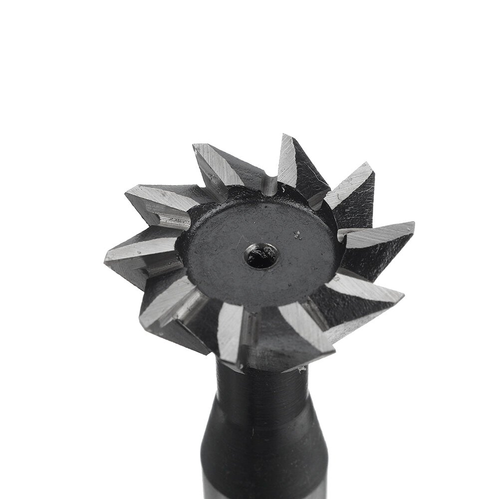 55 Degree 8-20mm Dovetail Groove HSS Straight Shank Slot Milling Cutter End Mill CNC Bit