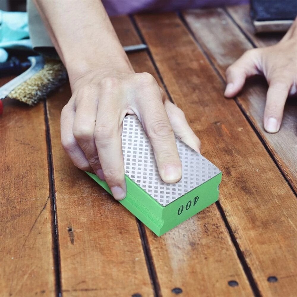 Diamond Hand Polishing Pad Glass Ceramic Tile Stone Trimming Tool Polishing Deburring Wipe Board Manual Tool