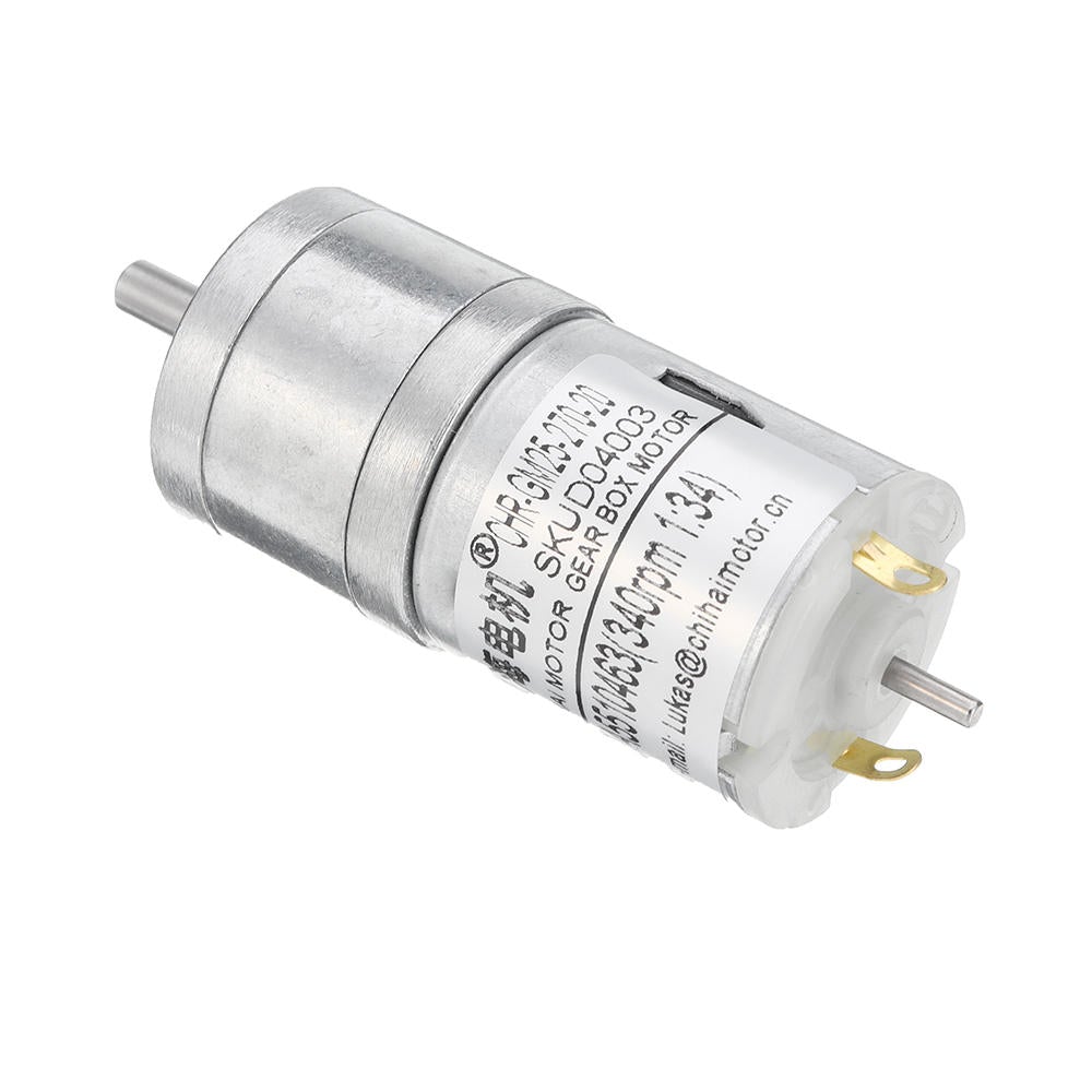 DC 7.4V 340rpm 550rpm Reduction Motor DC Geared Motor