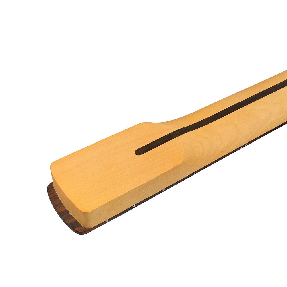 Matte Yellow Electric Guitar Neck 22 Frets Fingerboard Maple Neck Replacement for ST Strat Guitar Parts Accessories