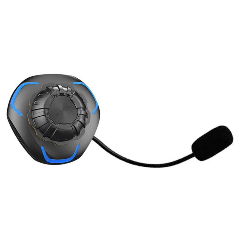 Bluetooth 5.0 Motorcycle Helmet Headphone Bone Conduction Headset Intercom Wireless Speaker Waterproof Stereo Handsfree Earphone