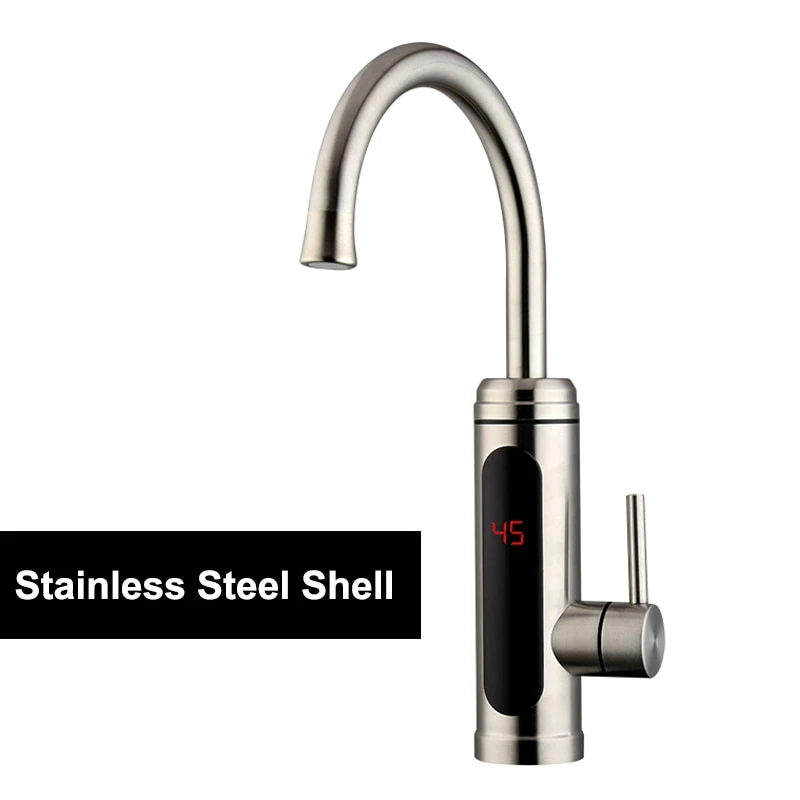 Electric Water Temperature Display Kitchen Tankless Instant Hot Faucet 3000W (type 3)